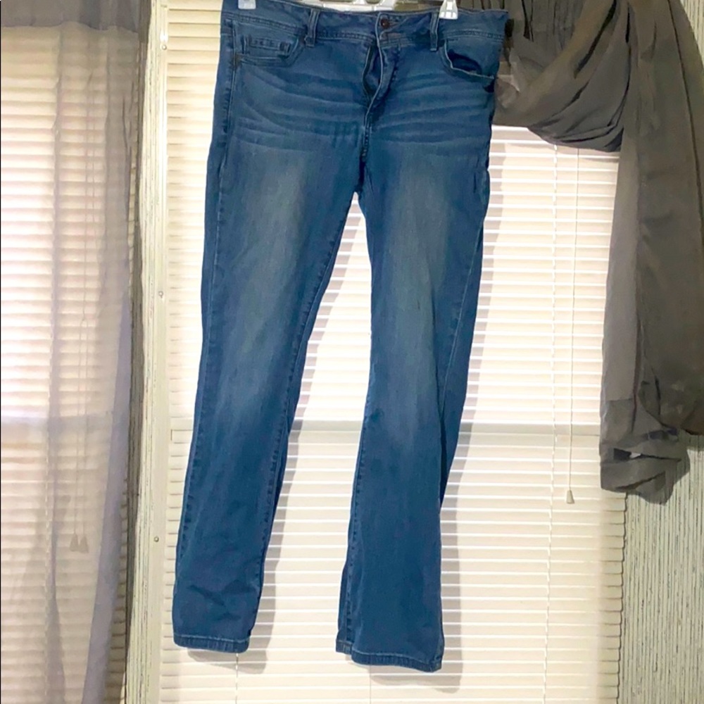 Boot cut jeans, jcp brand 33/16